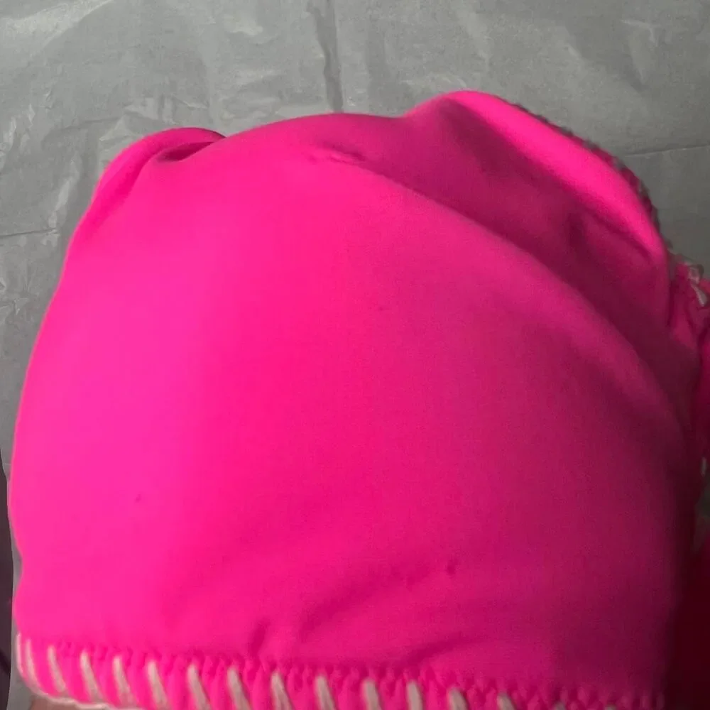 Victoria’s Secret Swim Crochet Razorback Pink Bikini Top